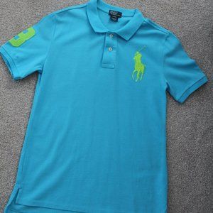 Boys Polo Ralph Lauren Short Sleeve Polo Shirt Size Large 14-16